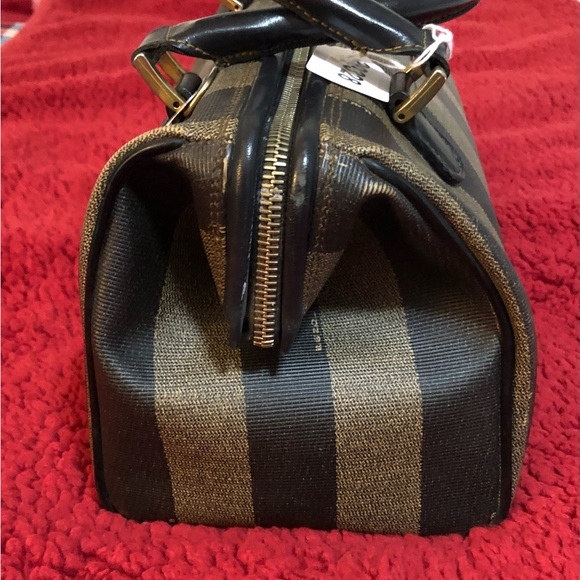 FENDI AUTHENTIC PEQUIN BOSTON BAG. EUC. - Picture 10 of 12